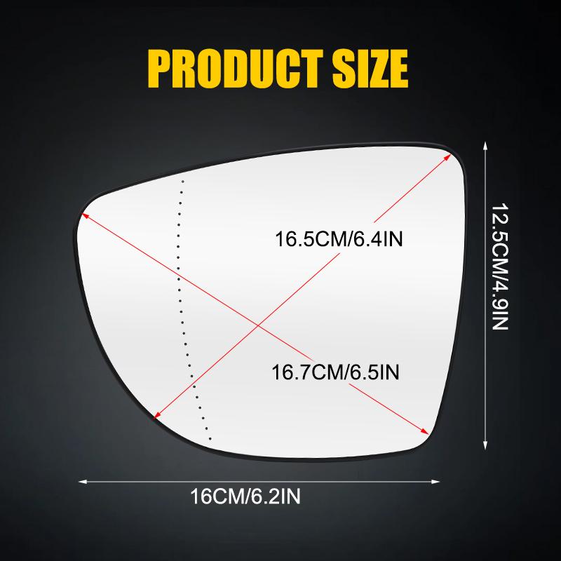 Auto Side Wing Heated Rearview Mirror Glass Lens For Renault Clio Iv 4 / Capt / Zoe 2012- For Nissan Micra Leaf 2017-
