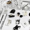 Material de Decoração para Diário de Vida DIY Autocolante Selante (45 Folhas)