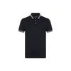 Blended Short Sleeve Polo Shirt Men Tops Navy-Blue 3G1FL0-1JBQZ-0920