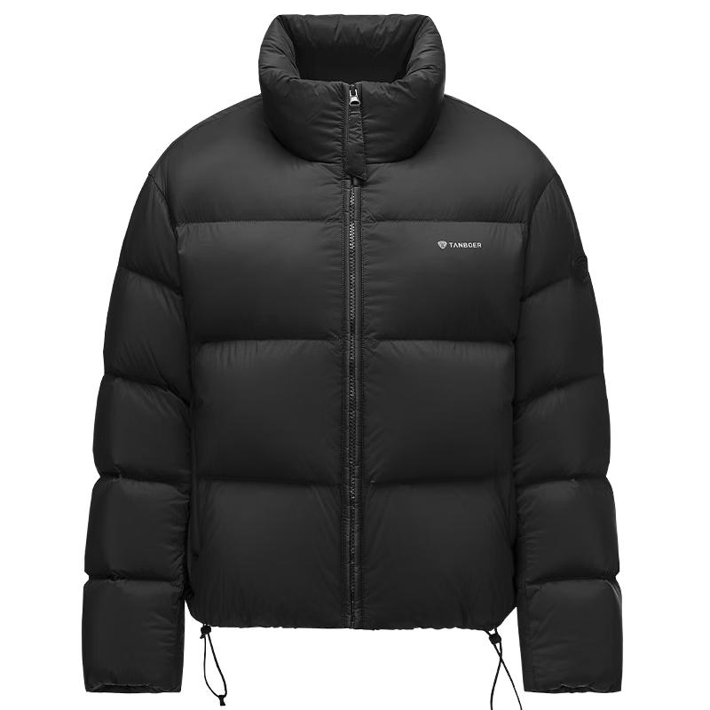 Tanboer Women's Stand Collar Short Puffer Down Jacket