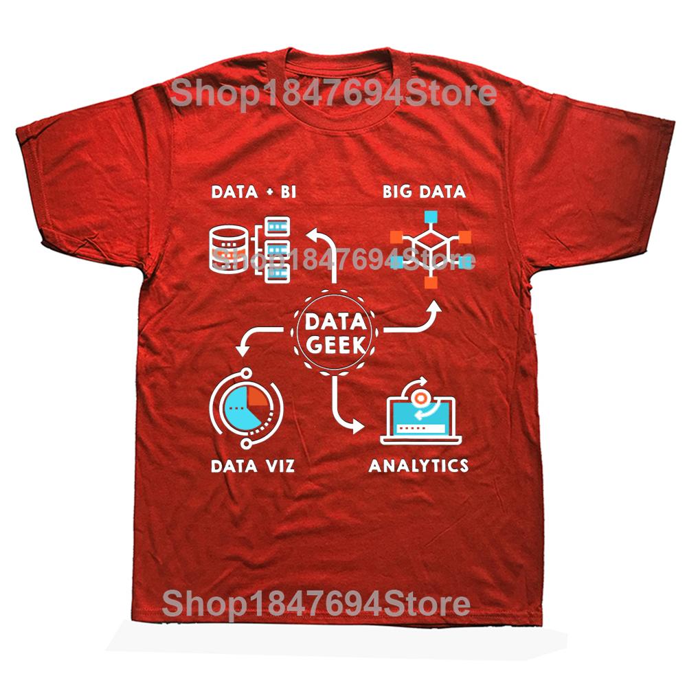 

Funny Data Scientists Analysts and Engineers T Shirts Graphic Cotton Streetwear Short Sleeve Birthday Gifts Summer Style T-shirt S