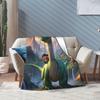 The Good Dinosaur Arlo Spot Gebreide Deken Schattige Cartoon Flanellen Plaid Dekens Beddengoed Bank Ultra-Zacht Warm Sprei Draagbaar