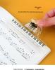 Clear High-Value Piano Note Music Storage Folder