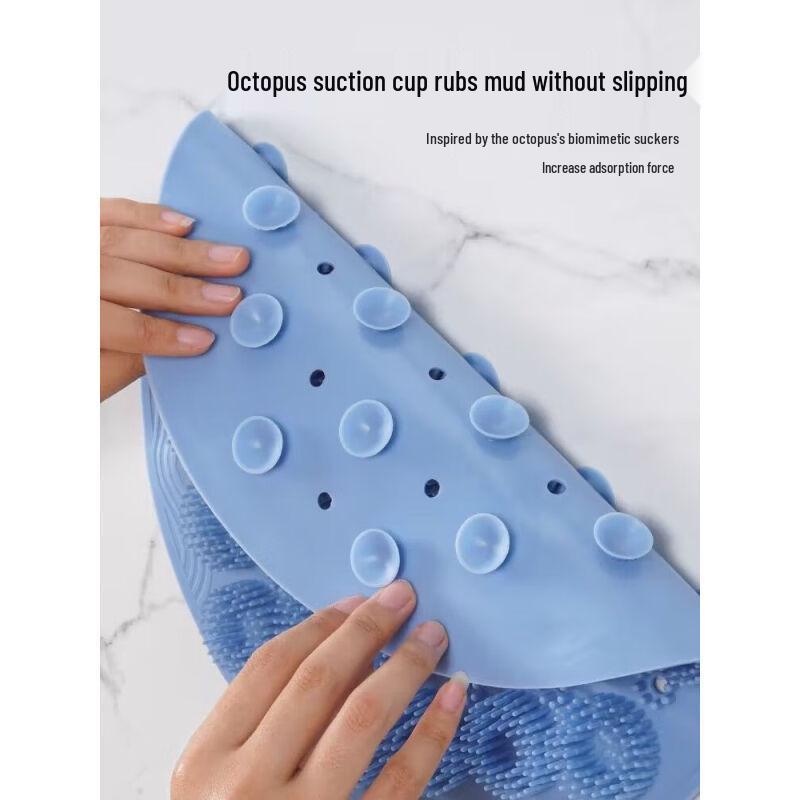 Hydrophober Schnelltrocknender Rückenwäscher und Fußmassagematte für Dusche und Badezimmer