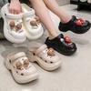 Fashionable Trendy Hole-Ridden Shoes Women'S EVA for Outdoor Summer New All-Match Fashion Hole-Ridden for Home Outdoor Beach