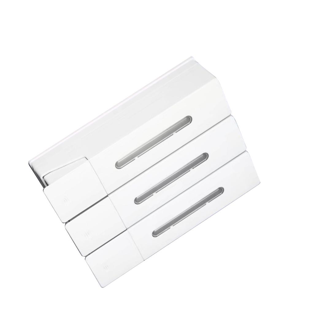 Wall Mounted Shampoo Conditioner Dispenser 1200ml 3 Chamber Shower Soap Dispenser for Bathroorm Hotel