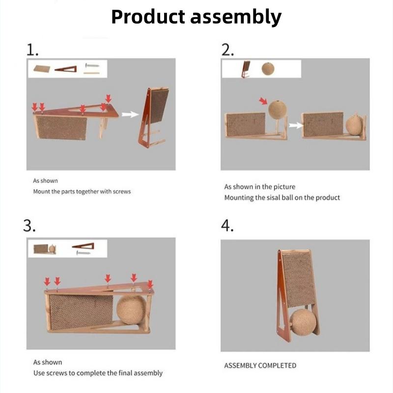 1 buc. Placă de zgâriat pentru pisici, detașabilă, pentru zgâriat pisici, pentru pisici, slefuit cu gheare, jucărie pentru alpinism, furnituri de mobilier pentru pisici