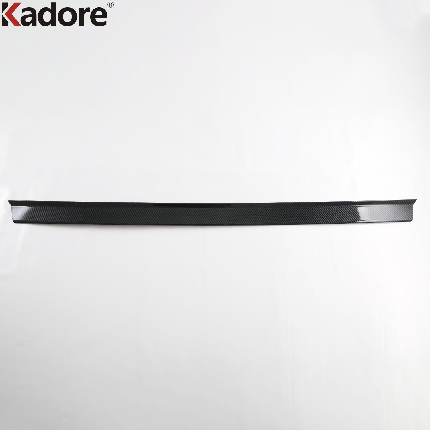 For Toyota Camry 2024 2025 Carbon Fiber Car Rear Bottom Bumper Cover Trim Tail Fog Light Lamp Foglight Bezel Trims Accessories Carbon Fiber (1pc)