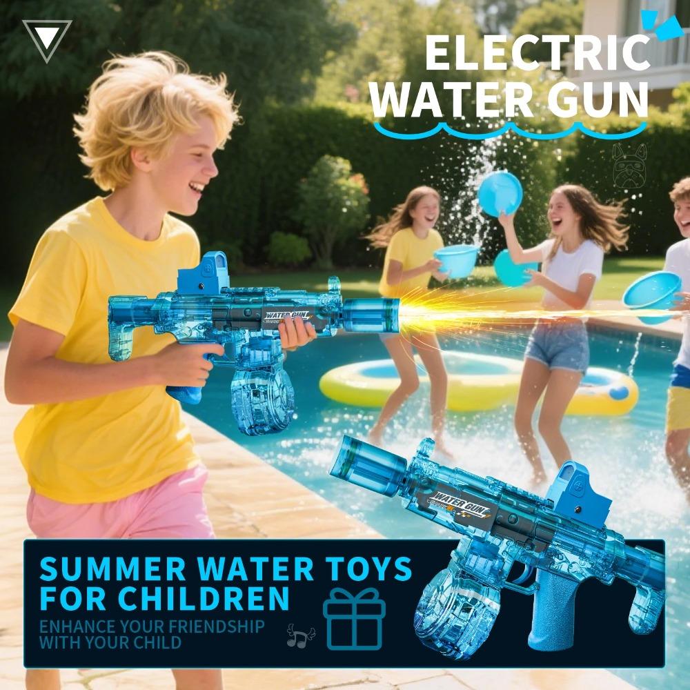 New Water Gun MP5 Electric Toy High Pressure Fully Automatic Rifle Summer Games Beach Pool Toys for Boy Girl Birthday Xmas Gifts
