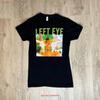 Smart Blanks Oeil Gauche Tlc T-shirt Noir Petit Style Vintage Haut Vintage Pour Le Quotidien Élégant Décontracté Confortable
