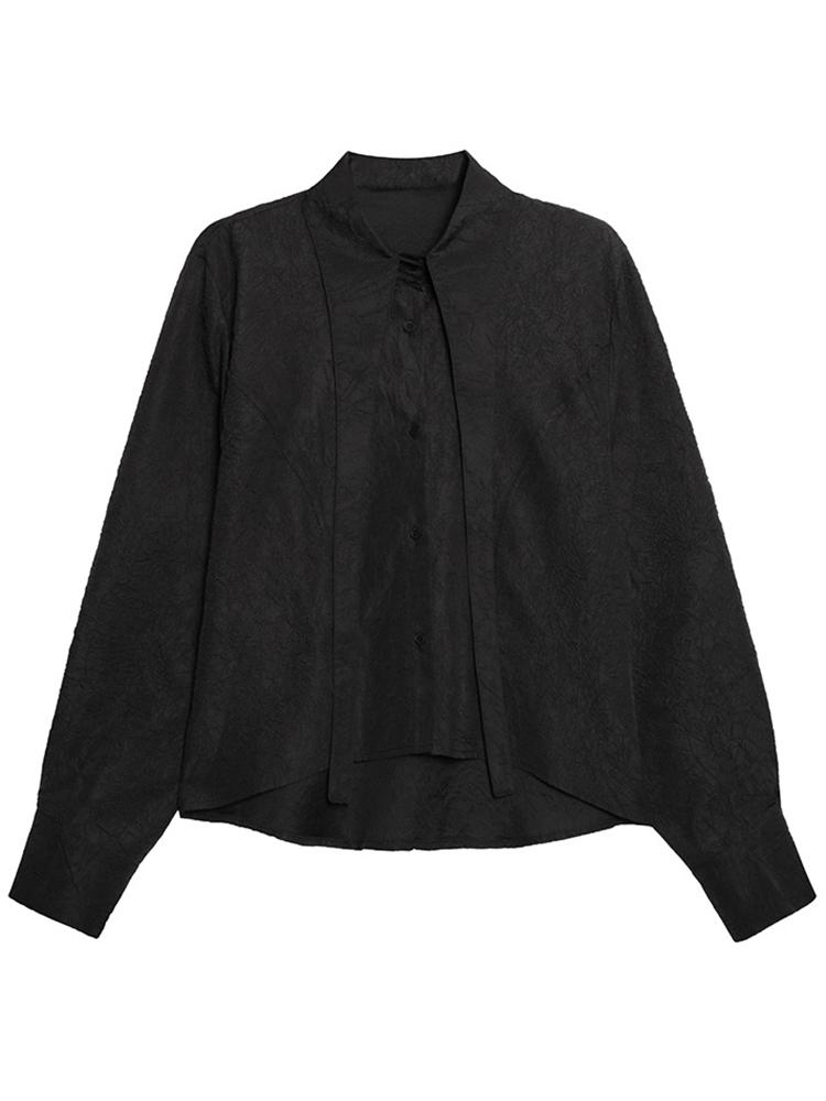 

Xitao Осенняя рубашка с длинным рукавом LJ1028 One Size чёрный