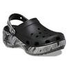 Crocs Zuecos Clásicos Zuecos de EVA Calzado para Mujer Negro Multicolor 208123-0C4