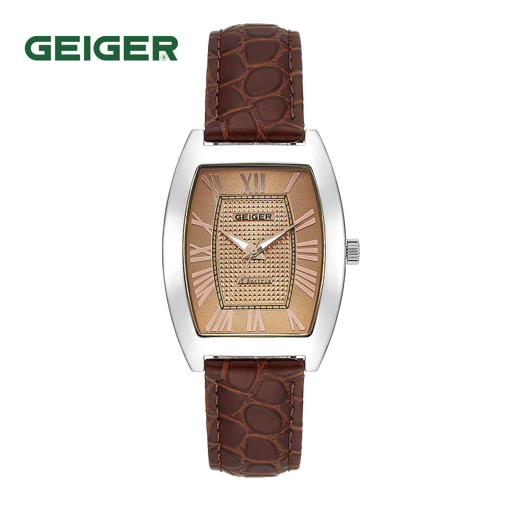 

Geiger GE1242PSBR_M Мужские Кожаные Часы 33x40мм