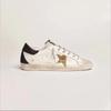 Unisex Retro Distressed White Shoes: Versatile, Height-Enhancing Korean GG Star Design