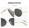2026 European & American Style Unisex Round Frame Sunglasses - Trendy Metal Design