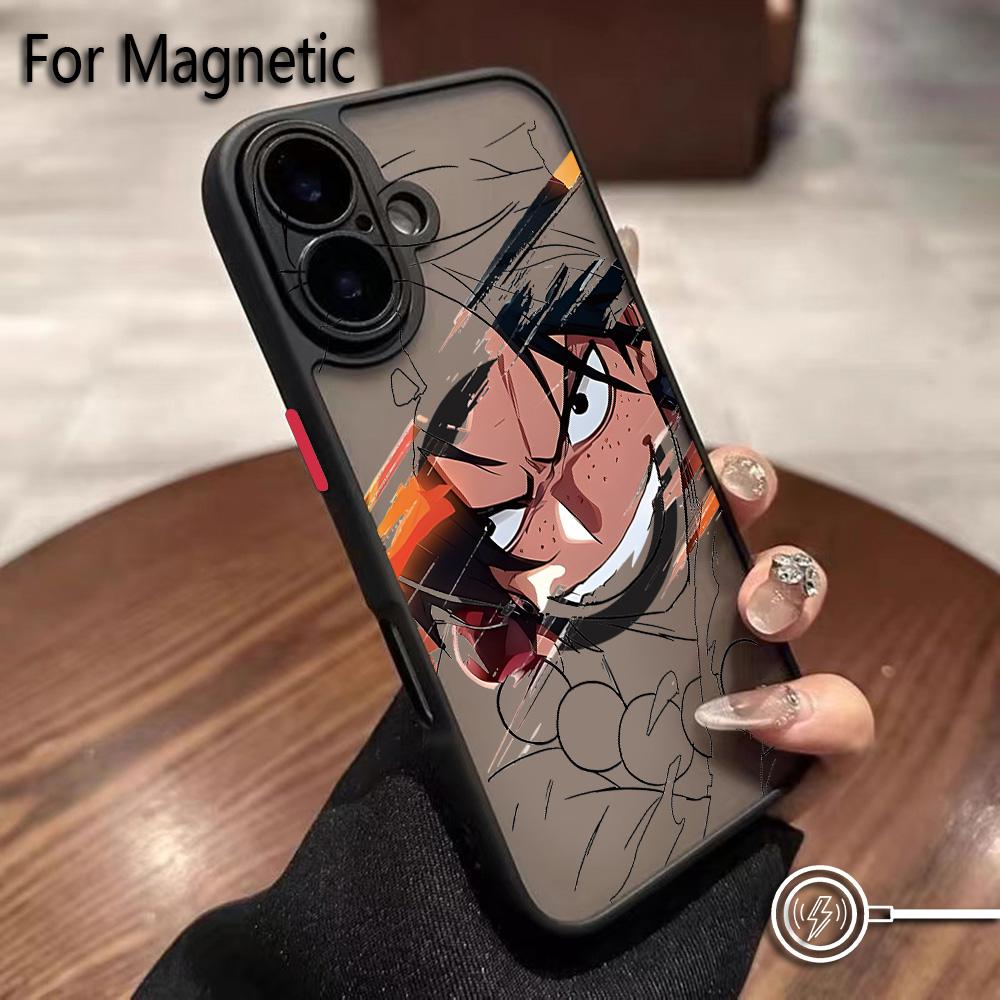 Anime Ones Pieces Luffys Zoros Phone Case for iPhone 17 16 15 14 13 12 11 Air Pro Max Mini XR XS X 7 8 6 6s Plus Matte Magnetic