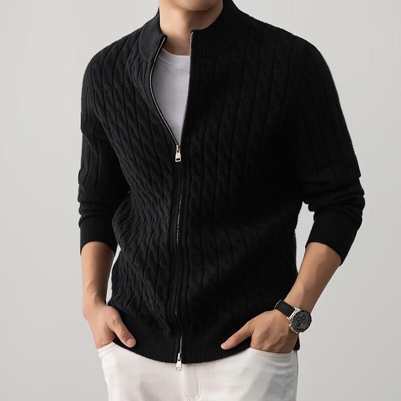 IMAGINEX Men s Heavyweight Stand Collar Knitted Cardigan 125
