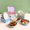 Multi-purpose Dining Plate: Small, Plastic Side Dish with Base - Perfect for Snacks, Fruits, and Portioning.