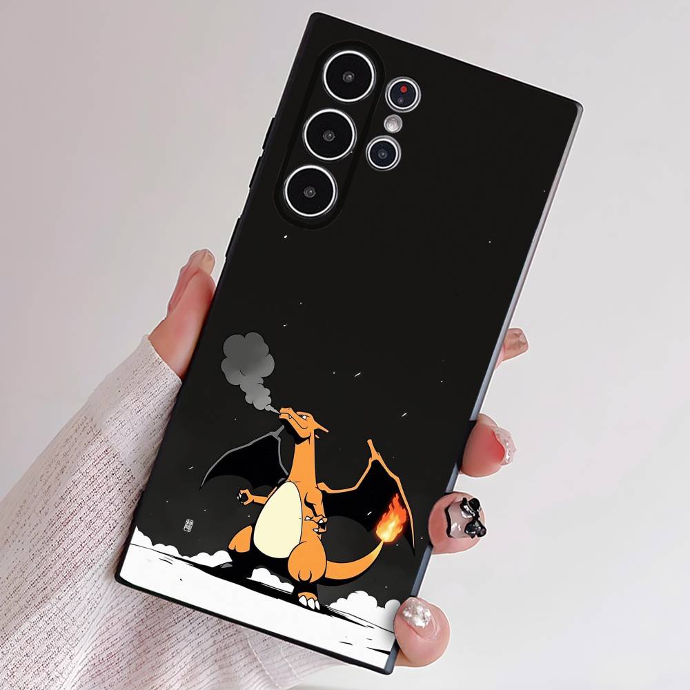 Cartoon Pokemon Anime Phone Case Samsung S21 S22 S23 S24 S25 FE Plus Ultra TPU Soft To Skin-friendly Case