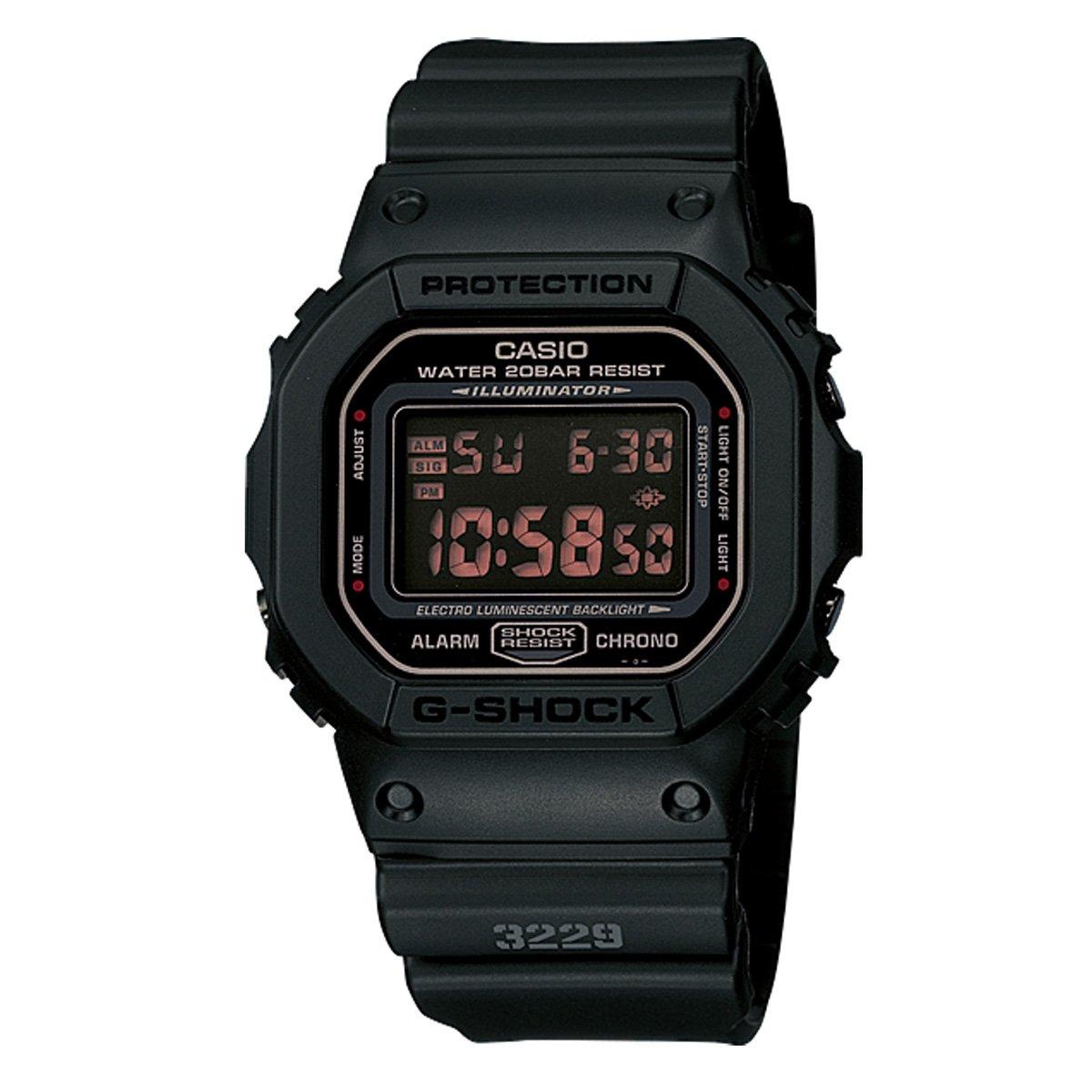 

CASIO Matte Black Red Eye Watch G-SHOCK DW-5600MS-1/DW5600MS-1 Men s [Used] [Used]