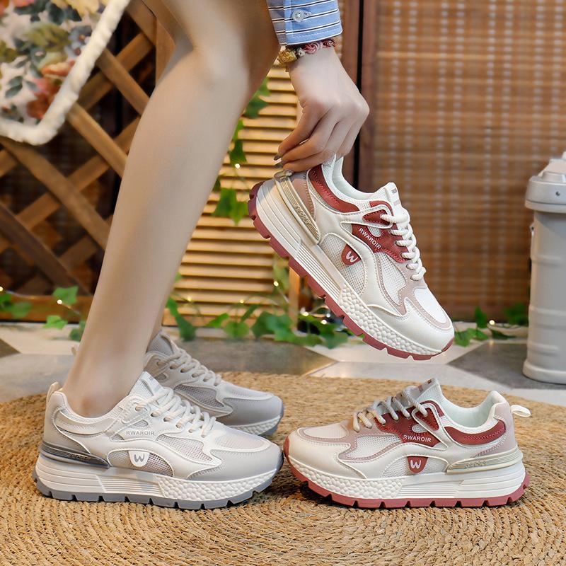 Ins Korean Version Mesh Dad Shoes Women's 2025 Summer New Breathable Female Student Casual Sports Shoes