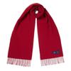 ABRAHAM MOON Merino Wool Muffler 25cm - Scarlet