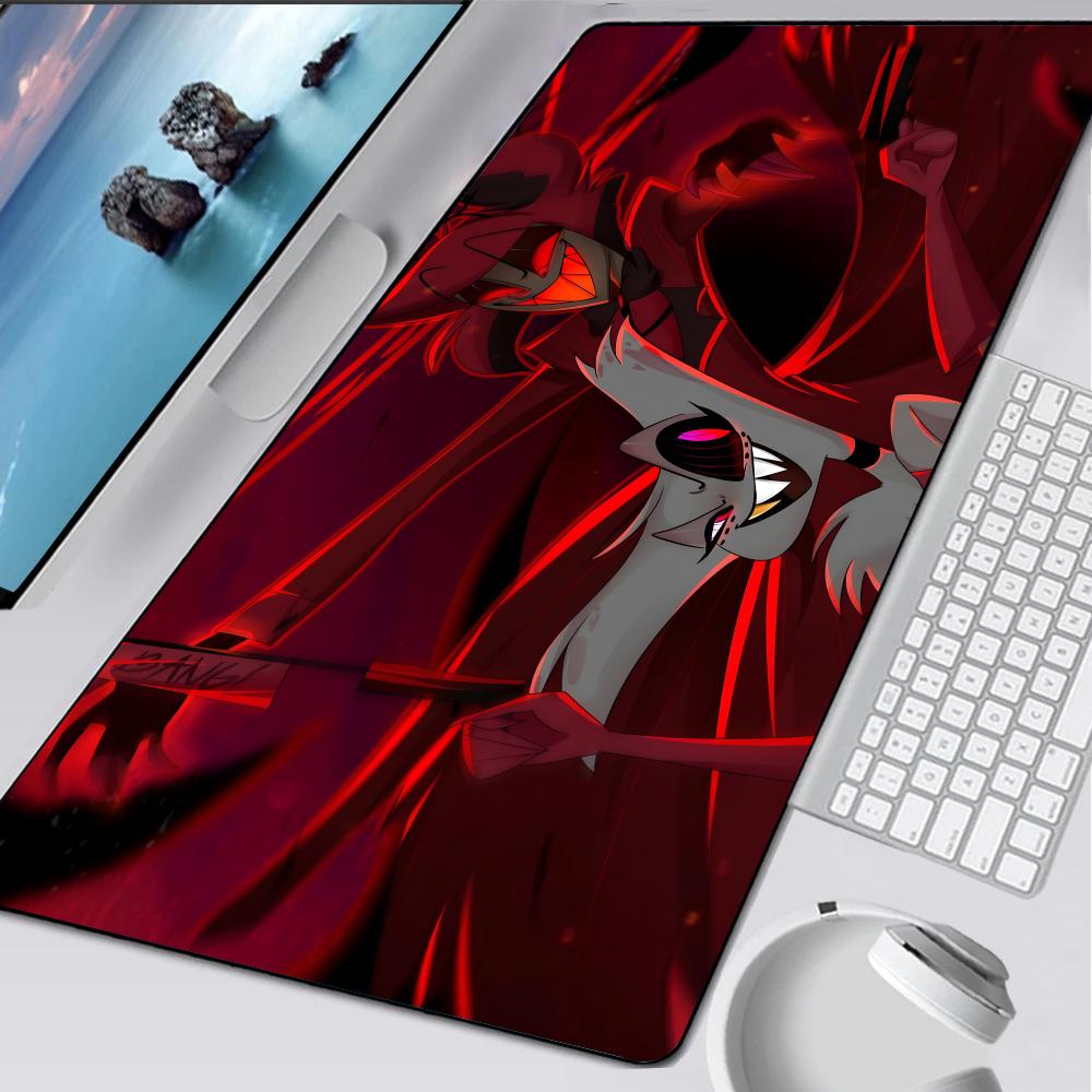 H-Hazbin Kreskówka H-Hotel Podkładka pod mysz Gumowa mata Laptop XXL Podkładka pod mysz Notebook Gracz Stół komputerowy Akcesoria do gier