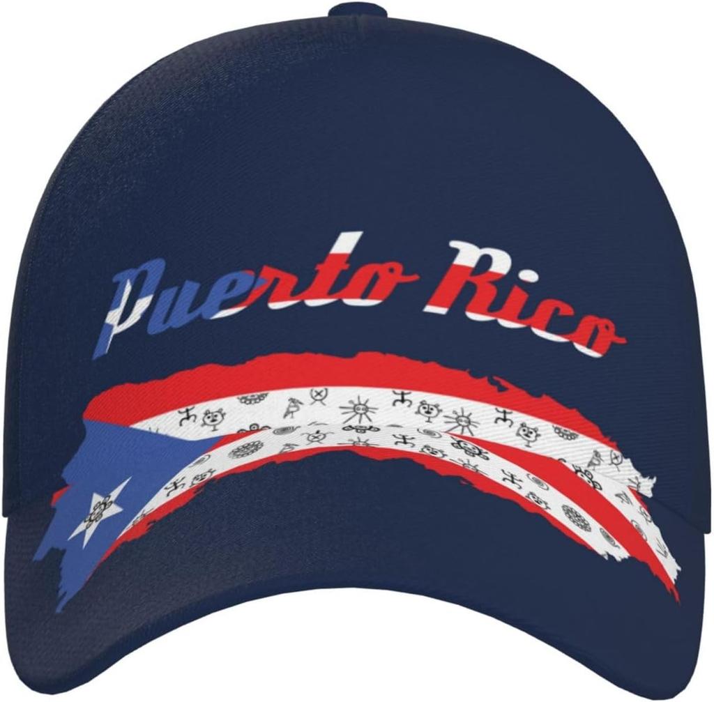 Puerto Rico Flag Cap Puerto Rico Baseball Cap Puerto Sun Hat Adjustable Cap Flag Hat Trucker Hat for Women Men