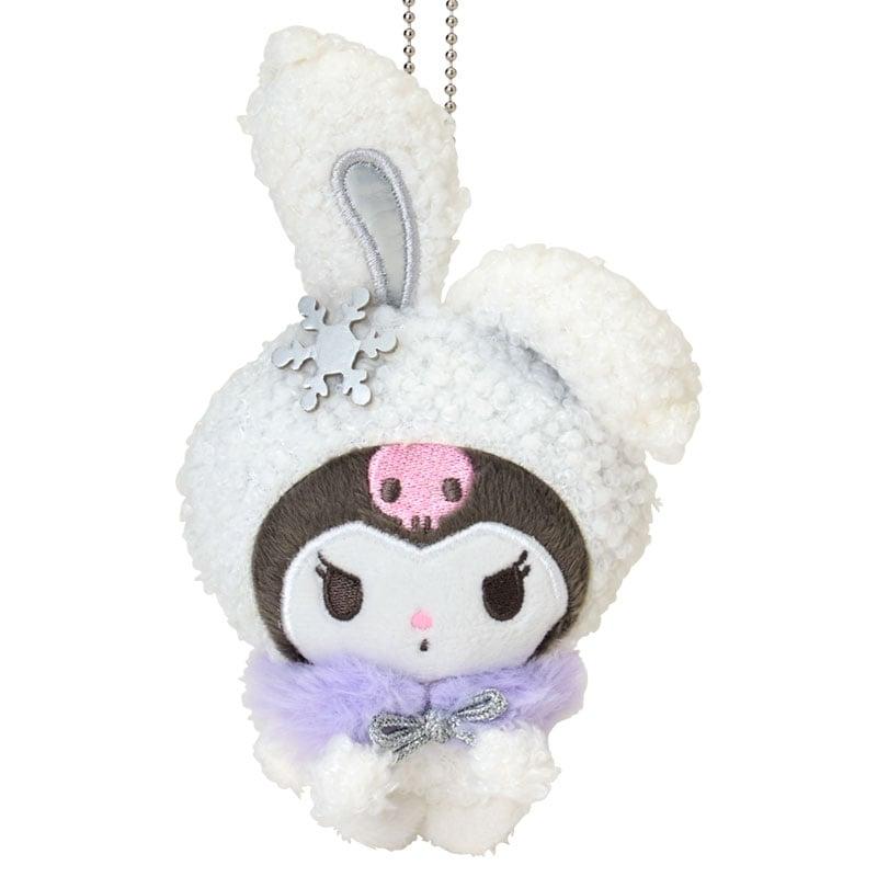 Sanrio KUROMI Plush Keychain ( Snow Rabbit ) Japan NEW Sanrio Characters