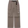 The North Face Neilton Hose Brief-Logo Unifarben Reißverschluss Locker Weiter Beinschnitt Freizeit Hose Unisex Hose Braun NP6NQ51K
