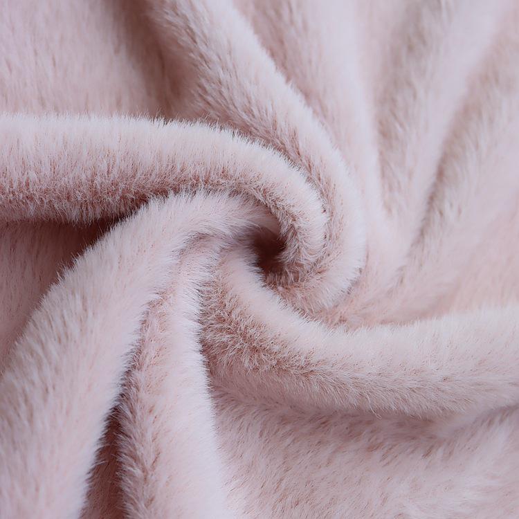 Nylon Gold Mink Stretch Wool Fabric for Thick Pajamas & Jackets - Autumn/Winter