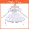Alien Stage Cosplay Kostüm Mit Ärmellosem Weißem Puffkleid Für Anime-Fans