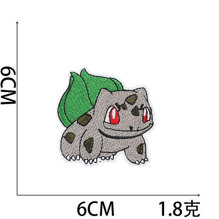 

Наклейка на тканину з вишивкою мультфільму Pokémon Наклейка-патч Pokemon Комп ютерна вишивка Наклейка з вишивкою Хлопчик Marvel no. 3~_3 pieces