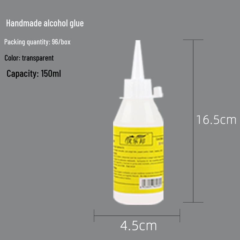 Kids' DIY Transparent Alcohol Glue - 30ml for Crafts: Ideal for Non-woven Fabric, Kindergarten Projects, Hemp Rope & Handmade Creations