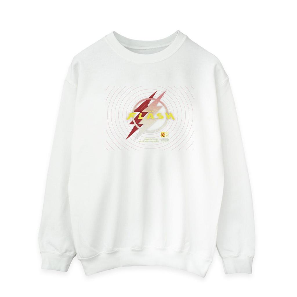 DC Comics Mens The Flash Lightning Logo Sweatshirt