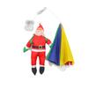 Santa Claus Parachute Christmas Tree Pendants Lovely Creative Pendant Parachute For Holiday Home Decoration New Year