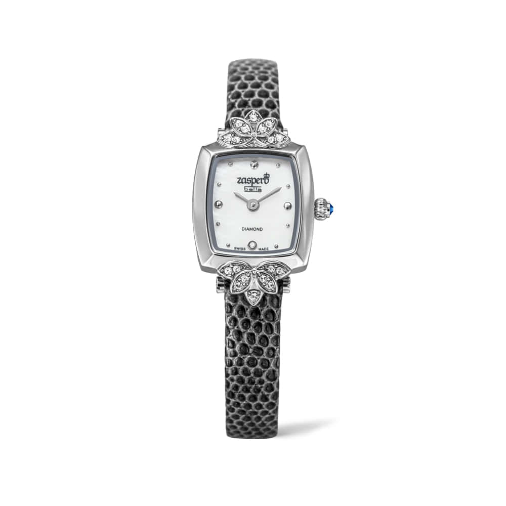 Jaseupelo Swiss Women'S Diamond Point Leather Watch Bg305-76.Lg