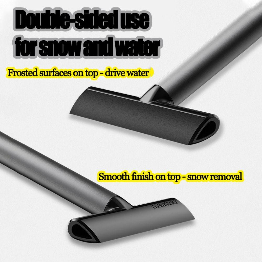 2 in 1 Snow Cleaning Scraping Tool Zinc Zinc Alloy Ice Breaker Car Windshield Ice Scraper  Clearing Stone
