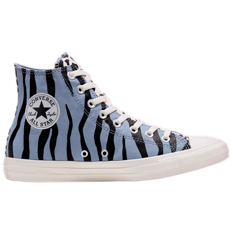 Chuck Taylor All Star Converse High 'Twisted Archive Print - Zebra' 167629F
