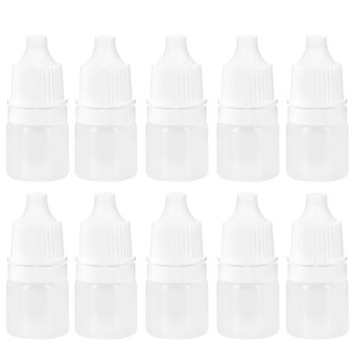 100PCS 2ml Empty Plastic Dropper Bottle Squeezable Refillable Bottle for Eye Drop Liquid