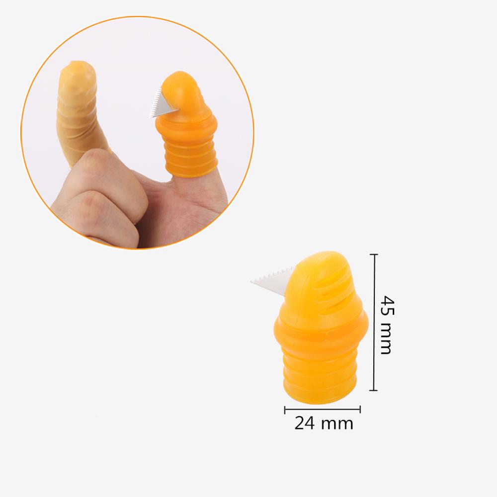 Garden Orchard Fruit Vegetable Picking Thumb Cutter Saw blade Pruning Shears Harvesting Picking Finger Knife