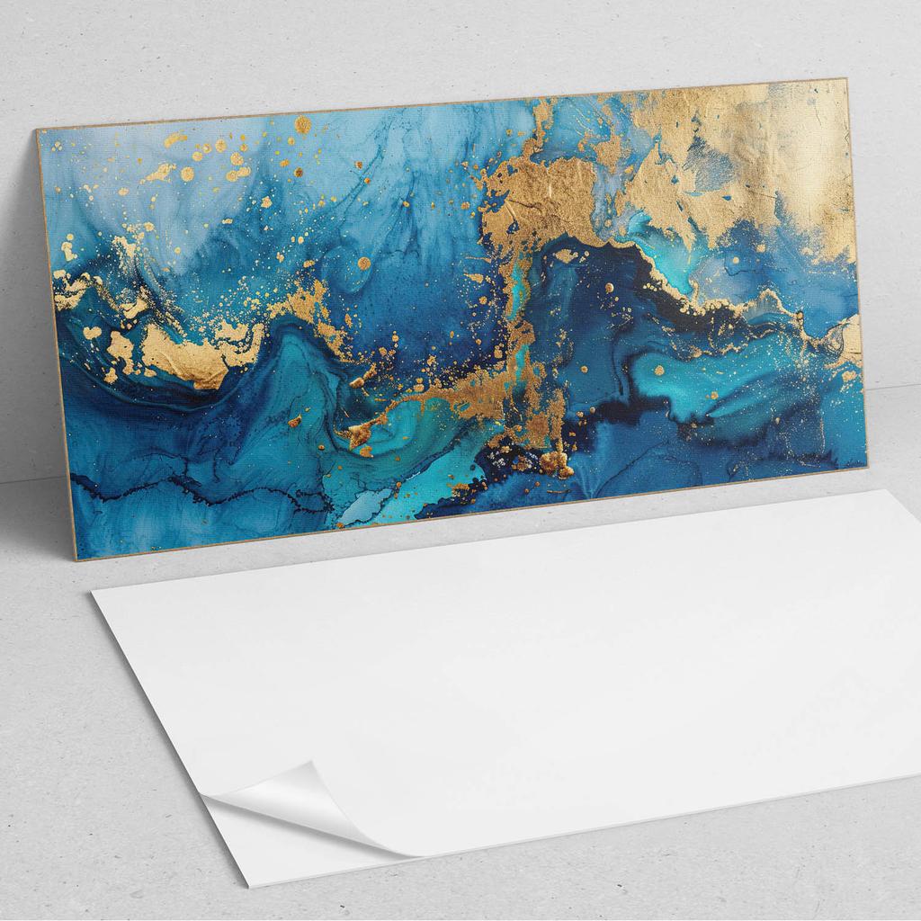 Komplet Kafelków Winylowych Z Motywem Do Sypialni Abstrakcyjny Wzór Wody 10X40X20 Cm