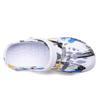 Men's Clogs Graffiti Sandals Summer Garden Shoes Flat Sandals Men Beach Anti-skid Slippers Men Casual Shoes Big Size 47 48 49