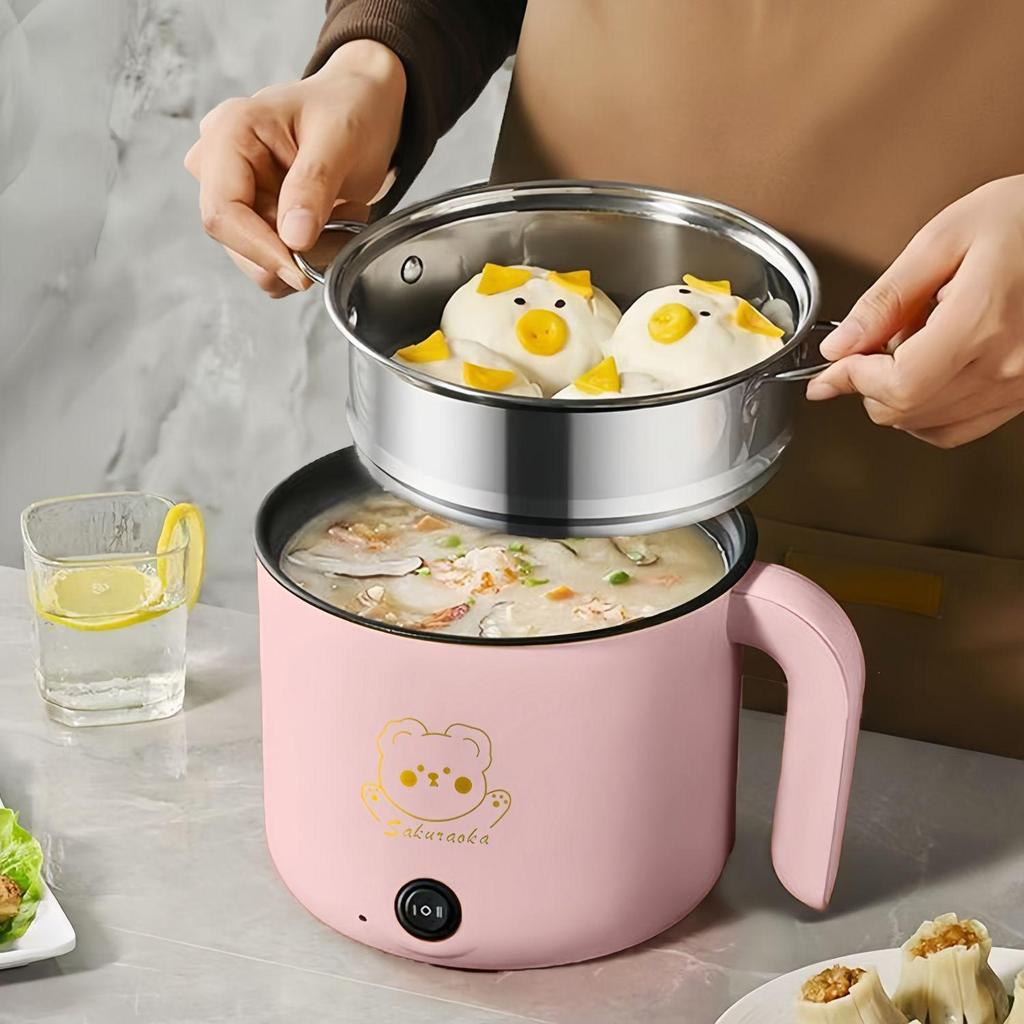 Compact Multi-Functional Electric Pot for Students, Office Workers & Singles - Ideal for Dorms & Instant Noodles