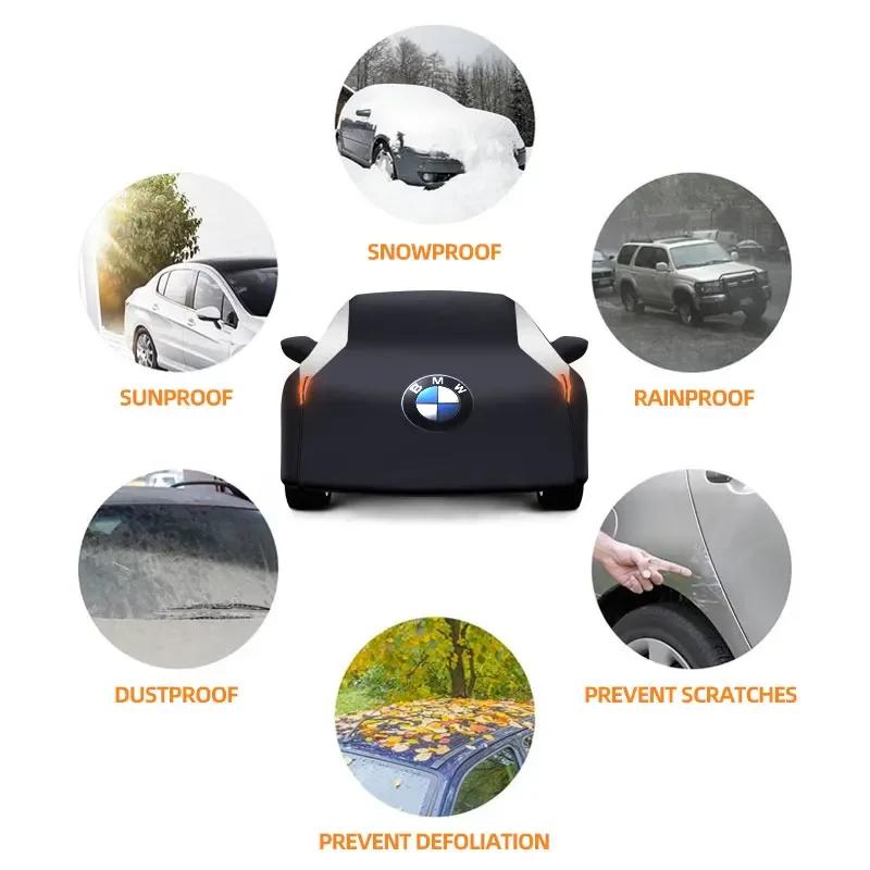JXTO9 For BMW 1 2 3 5 6 7 8 Series automotive car cover winter snow waterproof outdoor car cover against the sun voitures accessoire