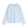 Unisex Classic Crew Neck Long Sleeve Tee Soft Cotton Casual Oversized Top Fall Outdoor Daily Wear