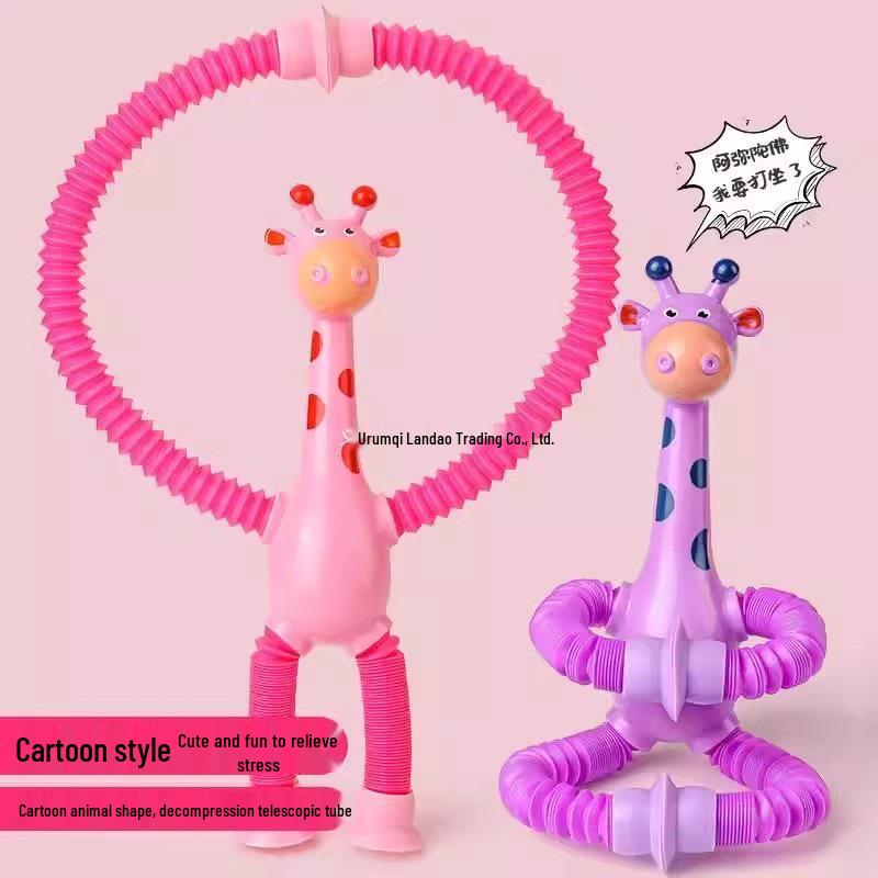 Retractable Giraffe Educational Toy - Perfect for Kids and Kindergarten Gifts