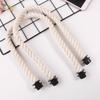 Rope Handle Replacements with Canvas Insert for Handbags Beach Bag Tote Canvas Handbag Purse Handles Replacement Straps