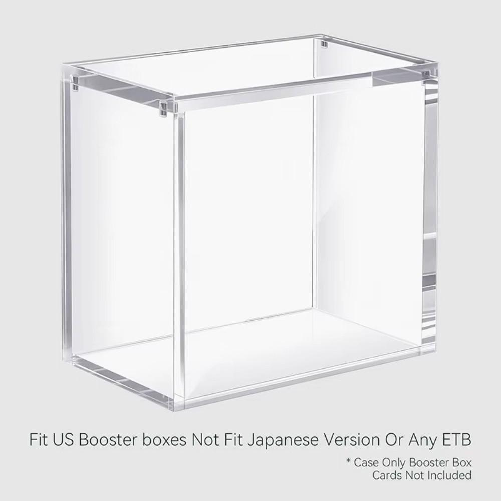 5mm Thick Game Card Box Protective Cases Box Protector for English Booster Boxes For Collectors