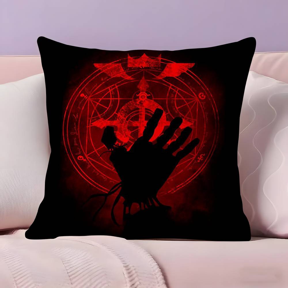 F-Fullmetal A-Alchemist Pillow Case  Ultra Soft Skin Friendly Fabric Cloud Like Comfort & Concealed Zipper